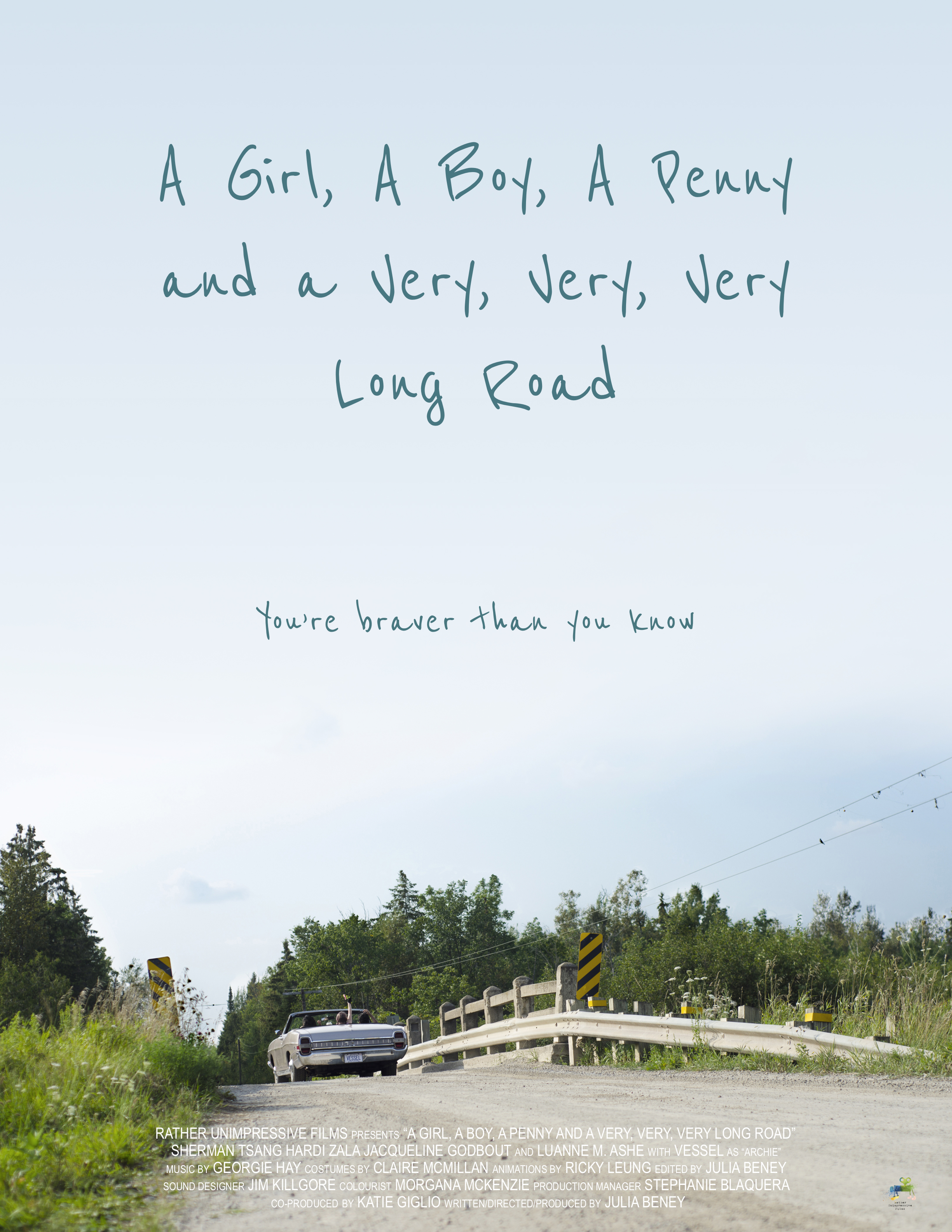 A Girl, a Boy, a Penny and a Very, Very, Very Long Road (2019) постер