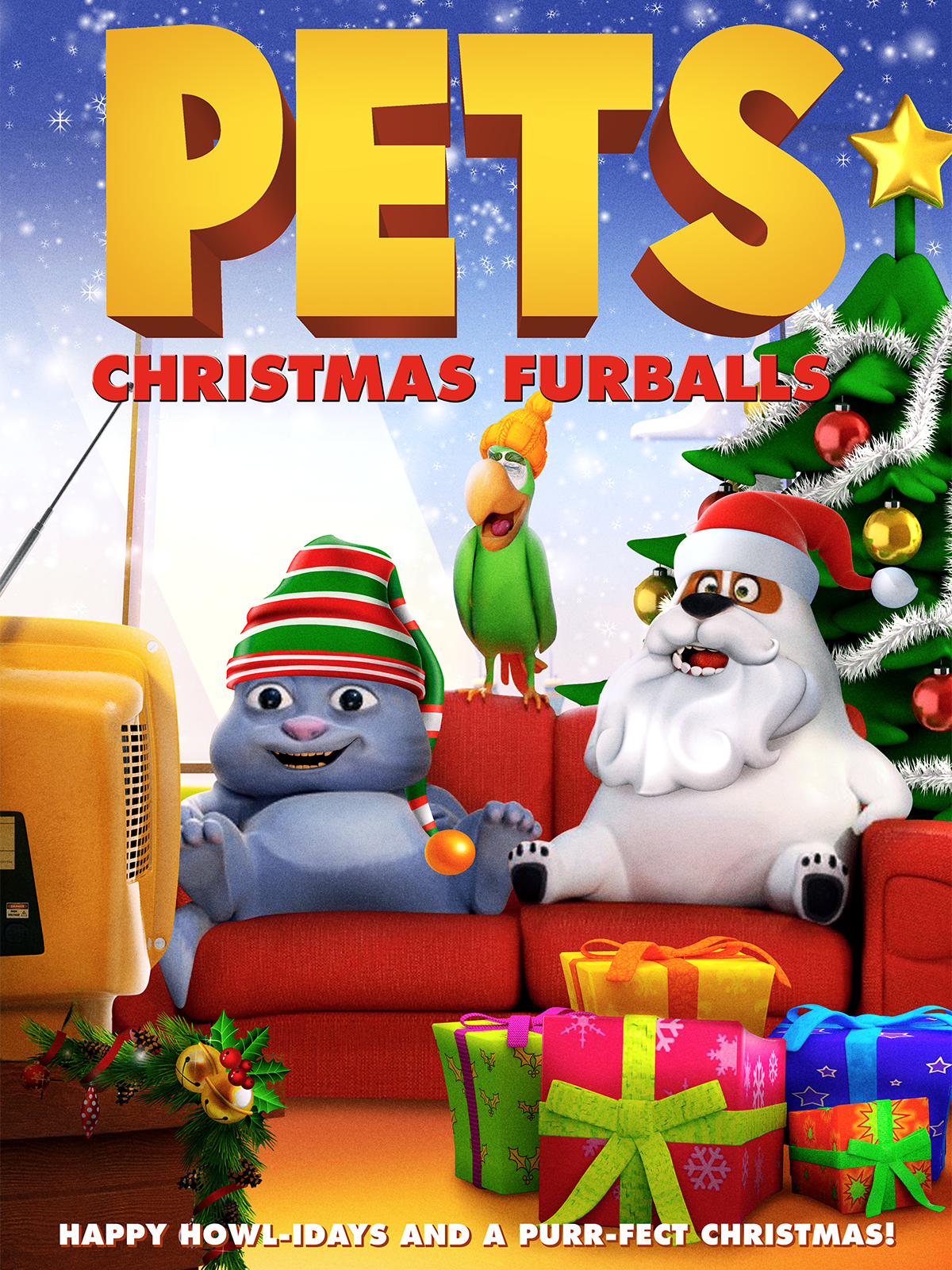 Pets: Christmas Furballs (2020) постер