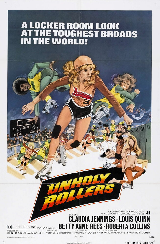 The Unholy Rollers (1972) постер