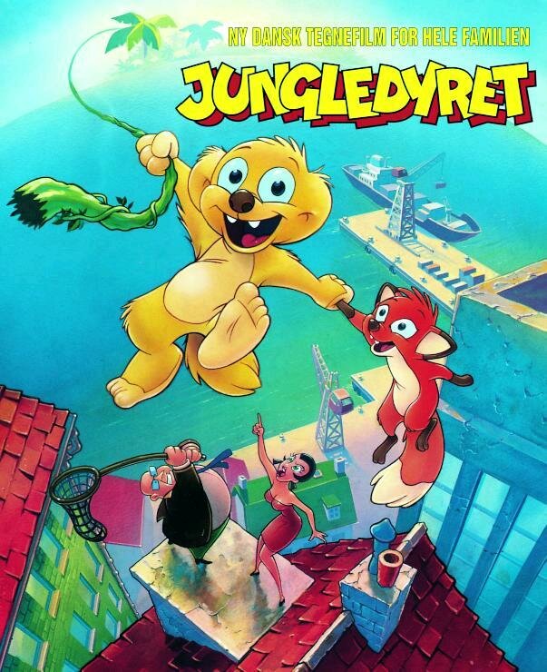 Хьюго из джунглей (1993) постер