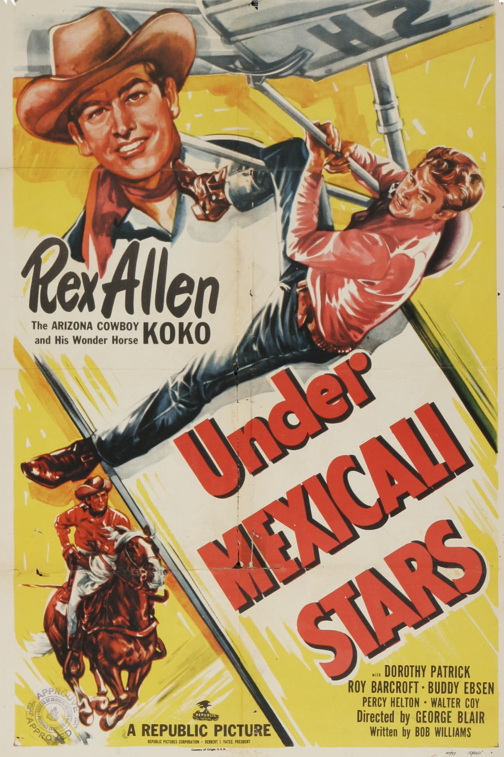 Под мексиканскими звёздами (1950) постер