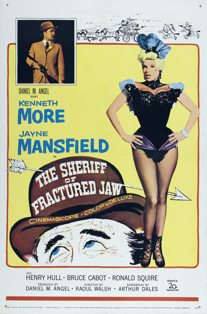 Шериф со сломанной челюстью (1958) постер