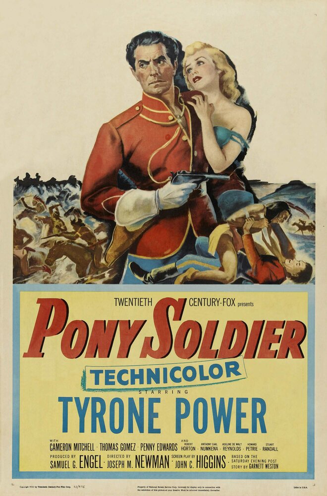 Солдат-пони (1952) постер
