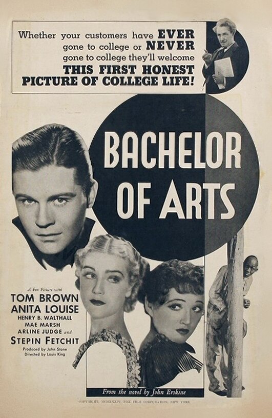 Bachelor of Arts (1934) постер