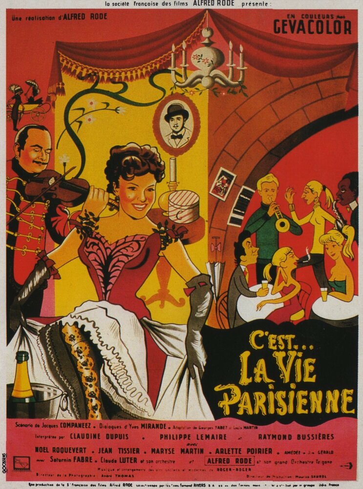 C'est la vie parisienne (1954) постер