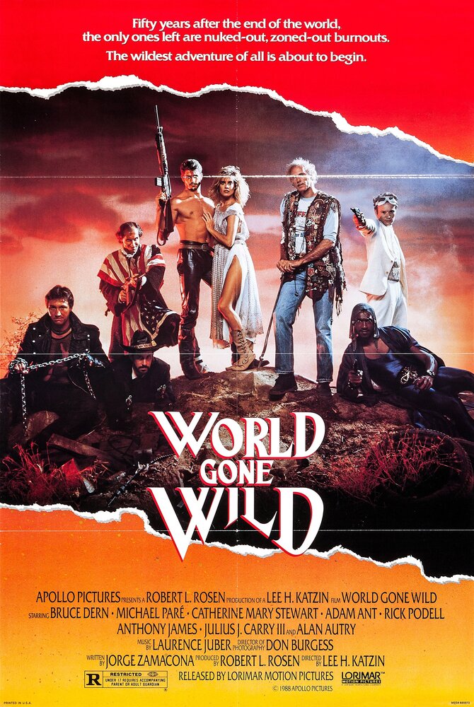 Обезумевший мир (1988) постер