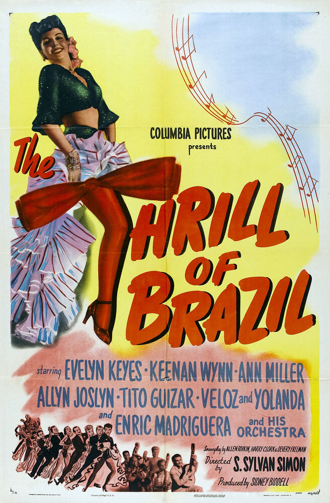 The Thrill of Brazil (1946) постер