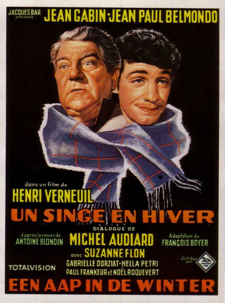 Обезьяна зимой (1962) постер