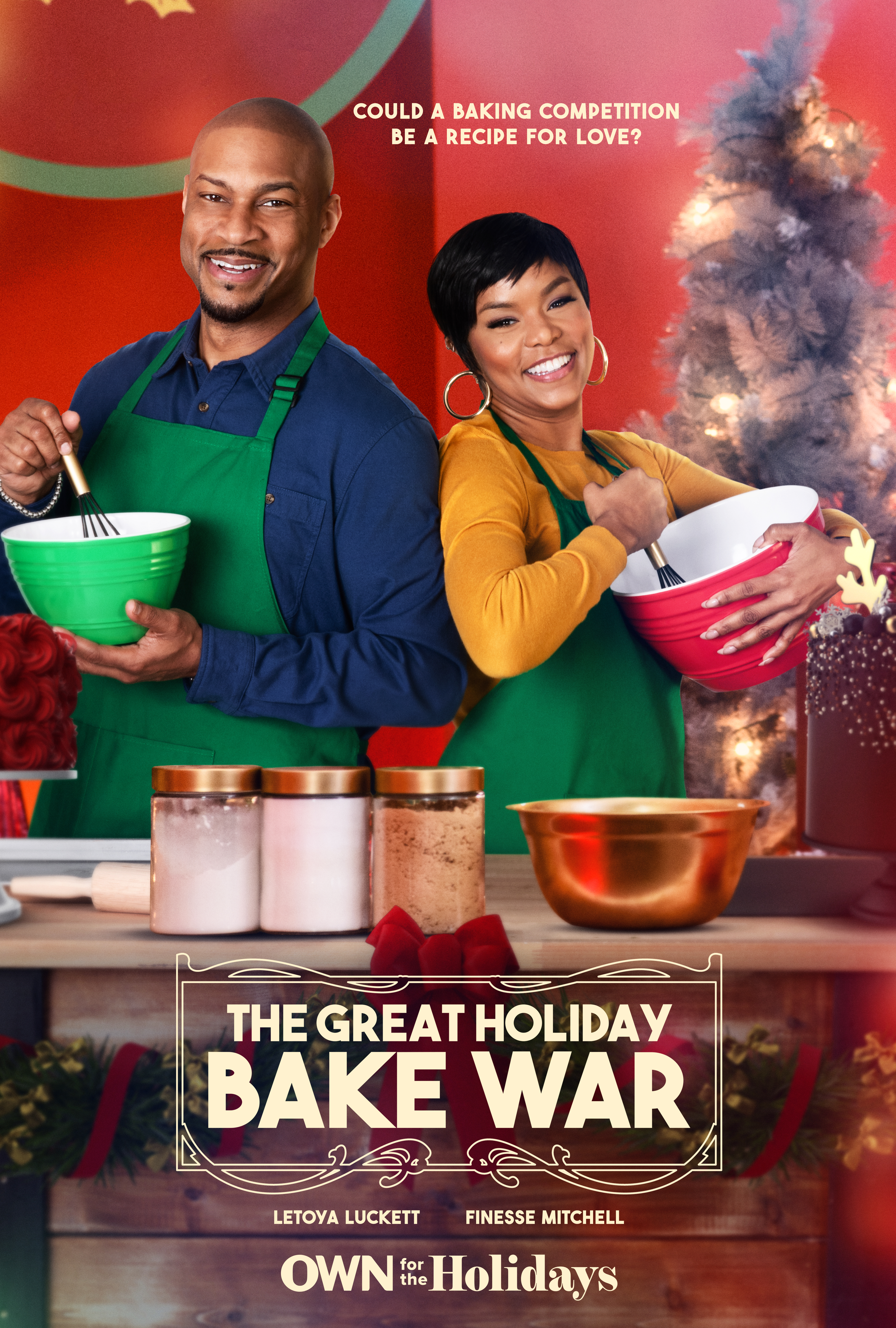 The Great Holiday Bake War (2022) постер